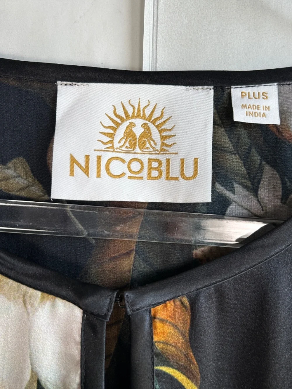 Nicoblu plus size 1X 2X 3X 4X Camellia belted kaftan maxi dress black 100% silk - Picture 12 of 14